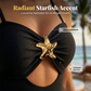 ⭐ Női áttört bikini-ruha, tengeri csillag díszítéssel – Könnyű, horgolt design, strand- és nyári viselet – Utánvét 🩱✨