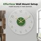 🕰️ Dekoratív kör alakú falióra – csendes óramű – utánvéttel ✨