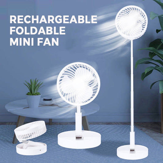 💨 Újratölthető és összecsukható mini ventilátor – Utánvéttel 💪