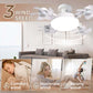 💥 49% kedvezmény – Mennyezeti ventilátor LED lámpával és távirányítóval – Utánvét 🧊✨