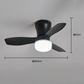 💥 49% kedvezmény – Mennyezeti ventilátor LED lámpával és távirányítóval – Utánvét 🧊✨