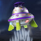 🛸 LED-es UFO vízrakéta-sprinkler – kerti tömlőhöz csatlakoztatható, kültéri játék – utánvéttel 🎯