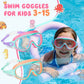✨1+1 ingyen 🏊 Páramentes, széles látómezőjű úszószemüveg gyerekeknek – páramentes bevonat, UV-védelem, szivárgásmentes szilikon – utánvéttel ✨