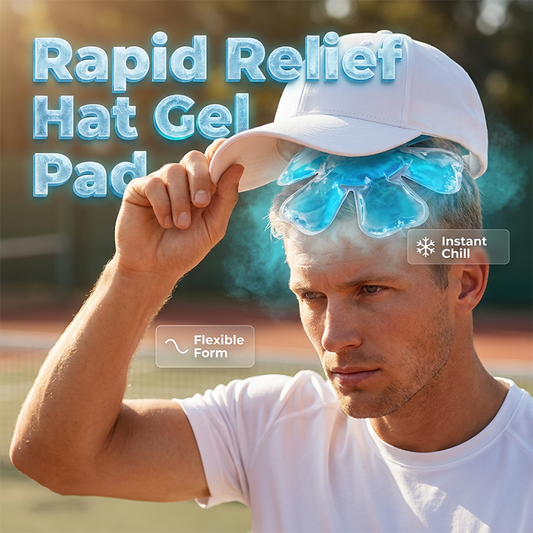 🧊 Reusable cooling ice pack for hat – 2-in-1 flexible cold pack for caps & helmets – Cash on delivery ✨