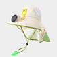 🧢 Napvédő karimás sapka beépített hűtőventilátorral – UPF 50+, napenergia/USB-ről táplált, széles karimájú – Utánvéttel ✨