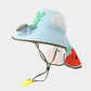 🧢 Napvédő karimás sapka beépített hűtőventilátorral – UPF 50+, napenergia/USB-ről táplált, széles karimájú – Utánvéttel ✨