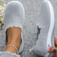 👟 Könnyű, lélegző női túracipő – hálós felsőrész, párnázott talp, csúszásgátló – utánvéttel ✨