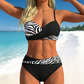 🌺 Női push-up kétrészes bikini szett – Feltűnő dúsítás és magabiztos strandolás – Utánvét 👙✨