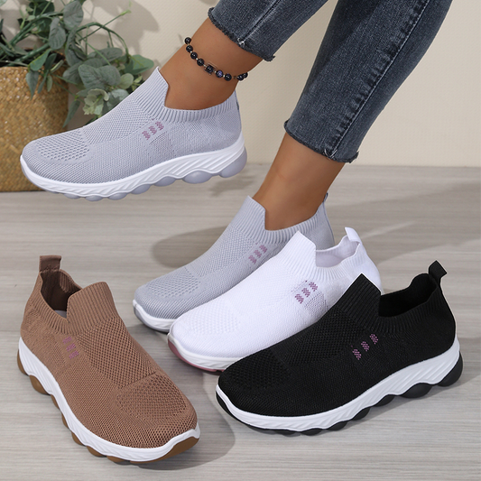 👟 Women's slip-on breathable walking shoes – Lightweight mesh, cushioned insole, non-slip – Cash on delivery ✨