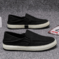 🌿👟 Férfi könnyű, nyári lenvászon szabadidőcipő – Légáteresztő, memóriahabos, slip-on – Utánvét ✨