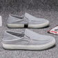 🌿👟 Férfi könnyű, nyári lenvászon szabadidőcipő – Légáteresztő, memóriahabos, slip-on – Utánvét ✨
