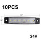 ⚡10 db LED oldalsó jelzőfények – sárga/piros, vízálló, DOT-minősítésű, pótkocsikhoz és lakóautókhoz – utánvéttel 🎯