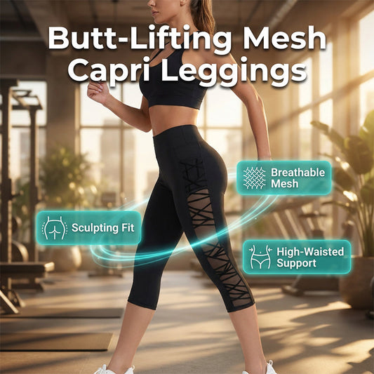 🧘 Légáteresztő hálós betétes jóganadrág – Magas derékú, négyirányú rugalmasságú, sportos leggings – Utánvéttel 📦