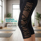 🧘 Légáteresztő hálós betétes jóganadrág – Magas derékú, négyirányú rugalmasságú, sportos leggings – Utánvéttel 📦