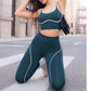 🏋️‍♀️ Női, rendkívül rugalmas jóga szett – Légáteresztő sportmelltartó és hasformáló leggings – Utánvéttel 📦