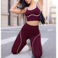 🏋️‍♀️ Női, rendkívül rugalmas jóga szett – Légáteresztő sportmelltartó és hasformáló leggings – Utánvéttel 📦