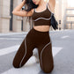 🏋️‍♀️ Női, rendkívül rugalmas jóga szett – Légáteresztő sportmelltartó és hasformáló leggings – Utánvéttel 📦