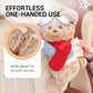 🐻🧸 Imádnivaló mackós plüss autószalvétatartó – aranyos, puha dekoráció, fejtámlára akasztható doboz, szalvétakibocsátó – utánvéttel 🎀