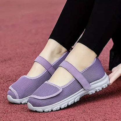 🧘 Női lélegző hálós sétálócipő – Könnyű, párnázott, mindennapi sétákhoz – Utánvét 👟✨