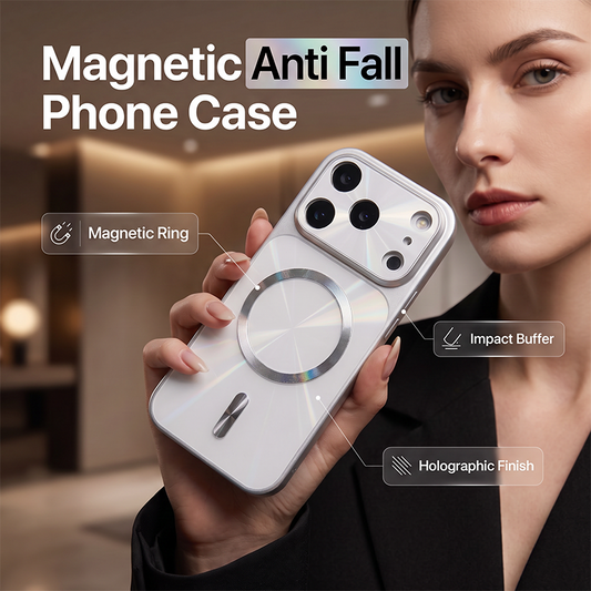 ⚡ Sárgulásgátló, mágneses, leesésgátló tok – katonai szintű védelem, erős MagSafe mágnes, kristálytiszta – utánvéttel 🎯