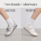 👟 Női retro német sportcipő gyöngyös szalagfűzővel – lapos talp, retro minimalista stílus – utánvéttel ✨