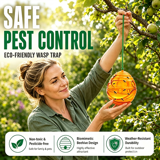 🏡 Bee-Safe darázscsapda – Vegyszermentes kártevőirtás kertbe, teraszra és piknikre – Utánvéttel 📦