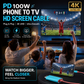 🎮 USB-C–HDMI kábel Switchhez – 4K 60Hz, 2m, TV & monitor – Utánvét 📦