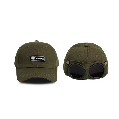 🧢✈️ Pilótasapka Stílusú Baseball Sapka: Retro Dizájn és Prémium Kényelem! ✨
