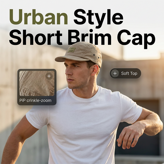 🧢 Rövid karimájú puha tetejű baseball sapka – Légáteresztő, állítható, uniszex – Utánvét ✨