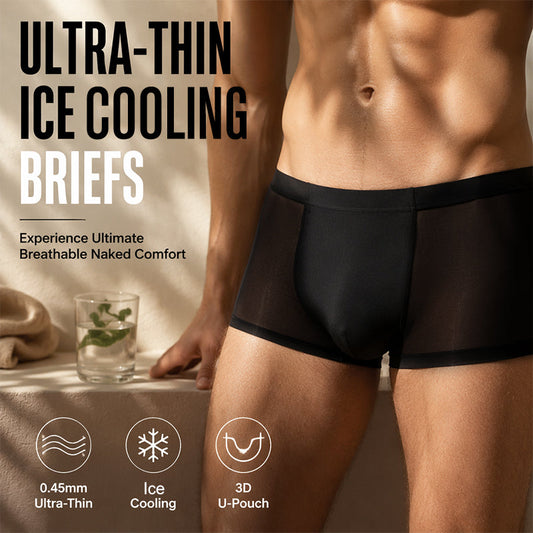 💨 Férfi Ice Silk gyorsszáradó alsónemű – ultravékony, lélegző, négyirányú rugalmasság – utánvéttel 🔥