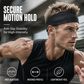 🏃 Csúszásmentes sportfejpánt fitneszhez – izzadságelvezető, szilikon rögzítés, uniszex – utánvéttel ✨