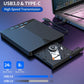 💿 7-in-1 USB 3.0 Type-C külső DVD-meghajtó – USB-C/USB-A, vékony, hordozható – utánvéttel ✨