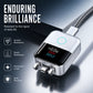 🛡️ USB-C intelligens töltővédő LED-kijelzővel – túltöltés elleni védelem, valós idejű állapotjelzés – utánvéttel 💪