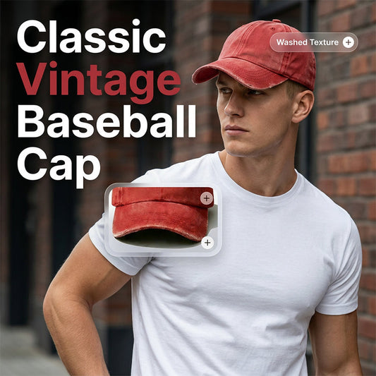 🧢 Unisex vintage baseball sapka – mosott pamut, állítható, szabadtéri sportokhoz – utánvéttel ✨