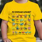 🔥🎁 Új érkezés: Féláras akció! Gyerekpóló dinoszaurusz- és betűmintákkal – Kényelmes, pamut, 2-8 éveseknek – Utánvét 👕✨
