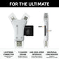 📱 4 az 1-ben USB-meghajtó-kártya-adó – Lightning, USB-C, Micro USB és USB 3.0 – OTG-adapter iPhone-hoz, Android-hoz és PC-hez – Utánvéttel ✨