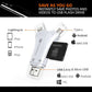 📱 4 az 1-ben USB-meghajtó-kártya-adó – Lightning, USB-C, Micro USB és USB 3.0 – OTG-adapter iPhone-hoz, Android-hoz és PC-hez – Utánvéttel ✨