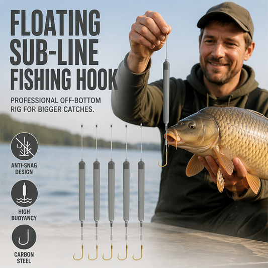 🎣 Fenék felett lebegő horgok – Célzott, akadásmentes horgászat, maximális kapásbiztonság – Utánvét 🐟✨