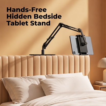 📱 Magnetic Bedside Tablet Stand – Ágyhoz rögzíthető mágneses állvány, rejtett matracrésszel – Utánvét ✨