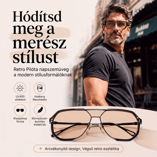 🌞 Unisex nagy méretű egyrészes napszemüveg – Négyzetes forma, elegáns – Utánvét 📦