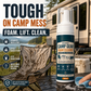 🏕️ Outdoor Camp Gear Foam Cleaner – Tisztítóhab felszerelésekhez, mikroszálas törlővel – Utánvét ✨
