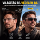🏍️ 47% KEDVEZMÉNY! Motoros védőszemüveg – UV400, polarizált + sárga éjszakai lencse – Utánvét ✨
