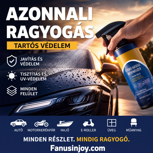 ⏰ UTOLSÓ NAPOS AKCIÓ! Fejlett gyors hatású autóbevonó spray – Ajándék törlőkendővel ✨