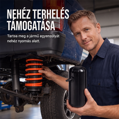 Nagy terhelésű tekercsrugós légzsákok