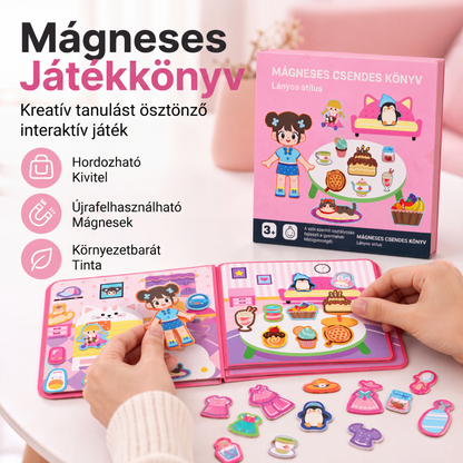 🧒 Mágneses tanulókönyv – Szórakoztató oktatás, kreatív gondolkodás 🔥