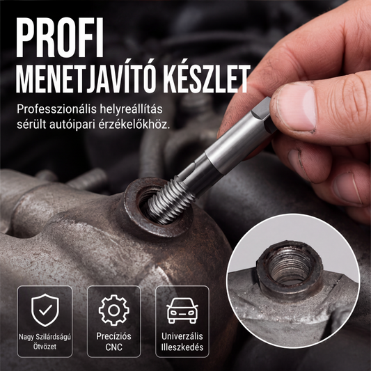 🔧 Kipufogócső menetjavító és oxigénérzékelő javítószerszám – Professzionális, strapabíró – Utánvét ✨