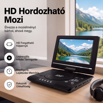 Többfunkciós hordozható HD DVD-lejátszó