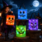 🎃 LED Light Up Halloween Candy Bucket – Világítós Halloween kosár cukorkáknak – Utánvét ✨