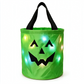 🎃 LED Light Up Halloween Candy Bucket – Világítós Halloween kosár cukorkáknak – Utánvét ✨