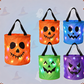 🎃 LED Light Up Halloween Candy Bucket – Világítós Halloween kosár cukorkáknak – Utánvét ✨